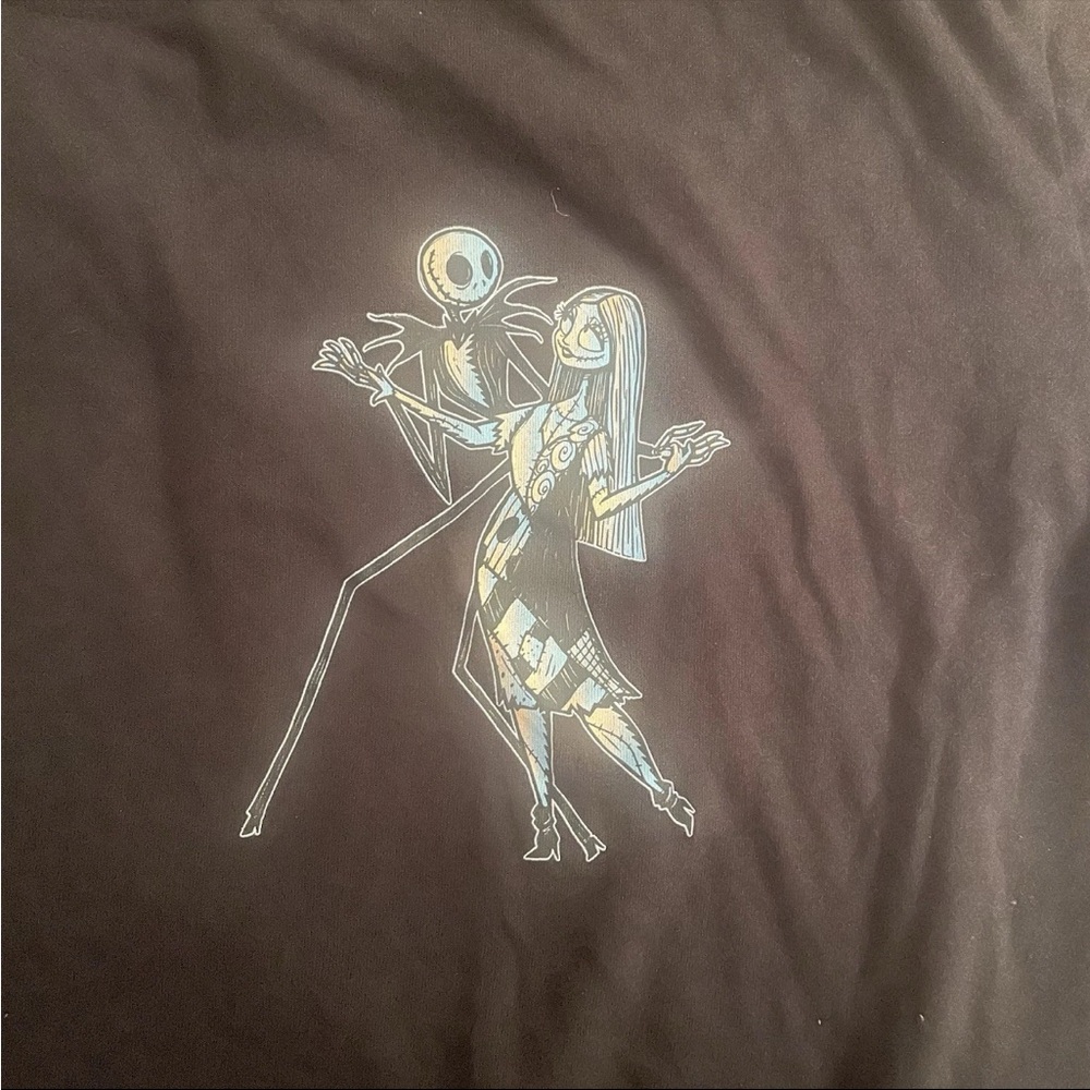 Disney Nightmare Before Christmas Womens Tshirt Black XXL Short Sleeve Cotton - Picture 7 of 8